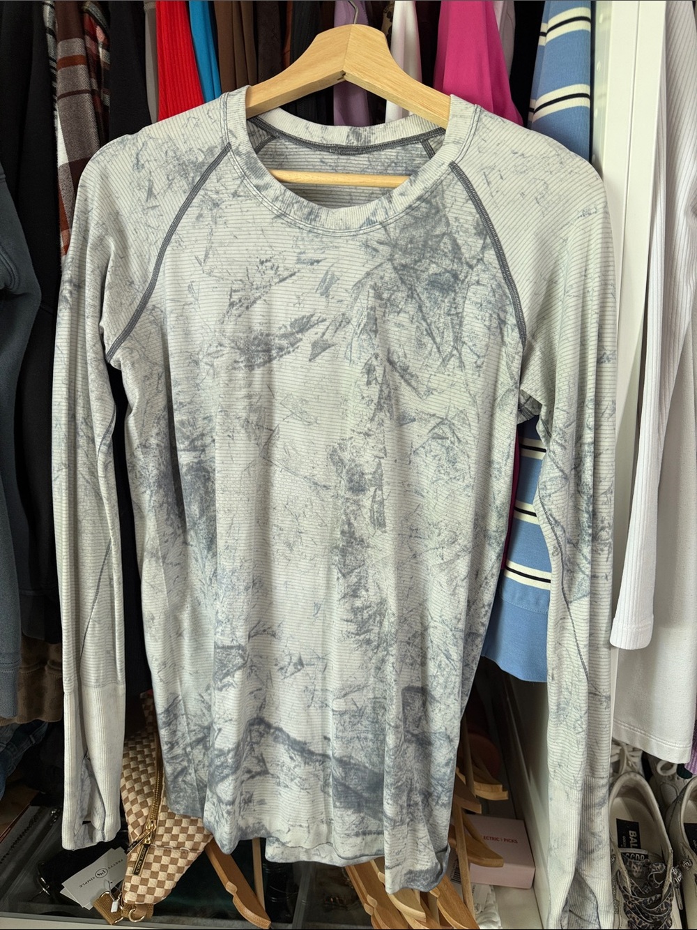 Lululemon Swiftly tech, long sleeve blue